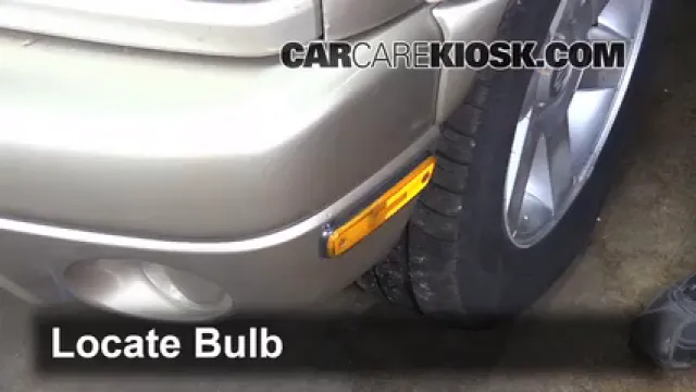 2003 Suzuki XL-7 Touring 2.7L V6 Luces Luz de estacionamiento (reemplazar foco)